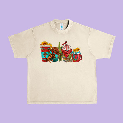 Urban Heavy Tee cowboy coffee cups