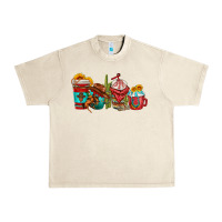 Sandshell cowboy coffee cups Urban Heavy Tee - texasbilliewilder