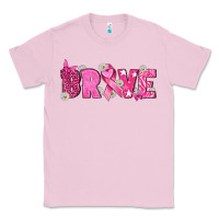 Bubblegum Pink Breast Cancer Brave Classic Tee - texasbilliewilder