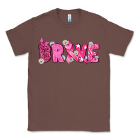 Chestnut Breast Cancer Brave Classic Tee - texasbilliewilder