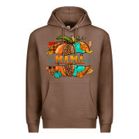 Chestnut Thankful grateful blessed mama pumpkin Premium Hoodie - NancyCooperArtShop