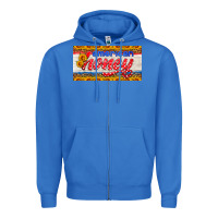 True Royal american honey sunflower license plate Zipper Hoodie - HRA Design Shop