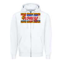White american honey sunflower license plate Zipper Hoodie - HRA Design Shop
