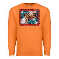 Carrot Christmas gemstone leopard background Premium Sweatshirt - AdoDesignShop