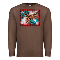 Chestnut Christmas gemstone leopard background Premium Sweatshirt - AdoDesignShop