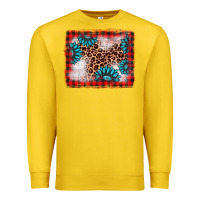 Lemon Christmas gemstone leopard background Premium Sweatshirt - AdoDesignShop
