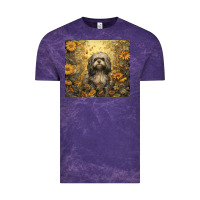 Cloud Purple shih tzu Vintage Tee - Unal Design