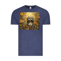 Vintage Denim shih tzu Vintage Tee - Unal Design