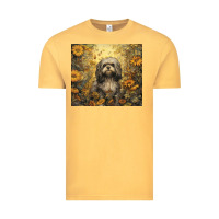 Vintage Mustard shih tzu Vintage Tee - Unal Design