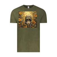 Vintage Olive shih tzu Vintage Tee - Unal Design