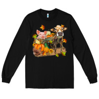 Black fall farm animals Long Sleeve Tee - Zillion Design Studio