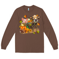 Chestnut fall farm animals Long Sleeve Tee - Zillion Design Studio