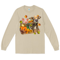 Mushroom fall farm animals Long Sleeve Tee - Zillion Design Studio
