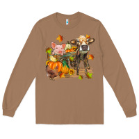 Toasted Coconut fall farm animals Long Sleeve Tee - Zillion Design Studio