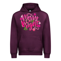 Mauve Wine merry and bright Urban Hoodie - MaliasSmallBusiness