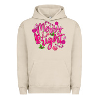 Pigment French Oak merry and bright Urban Hoodie - MaliasSmallBusiness