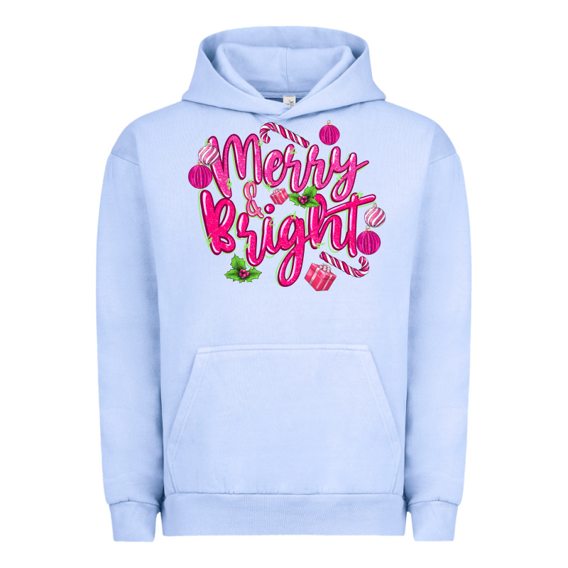 Merry And Bright Urban Hoodie by MaliasSmallBusiness | Teevron
