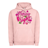 Pigment Salmon merry and bright Urban Hoodie - MaliasSmallBusiness