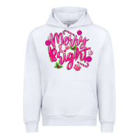 White merry and bright Urban Hoodie - MaliasSmallBusiness