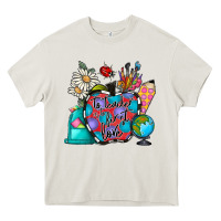Cream to teacher is to first love Heavy Core Tee - CowhideDigitalArt