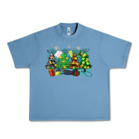 Pebble Blue leopard with tennis Urban Heavy Tee - Zillion Design Studio