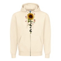 Sandshell mama sunflower Zipper Hoodie - RacoonDesign