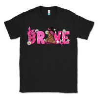Black Breast Cancer Brave with Afro Woman Classic Tee - texasbilliewilder