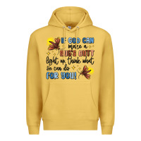 Antique Gold if god can make a bugs butt light up Premium Hoodie - MaliasSmallBusiness