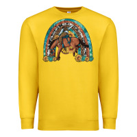 Lemon bucking bronco rodeo rainbow Premium Sweatshirt - Artiststas