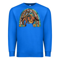 True Royal bucking bronco rodeo rainbow Premium Sweatshirt - Artiststas