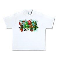 White christmas trees with tennis Urban Heavy Tee - Zillion Design Studio