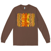 Chestnut fall brushstroke Long Sleeve Tee - Zillion Design Studio