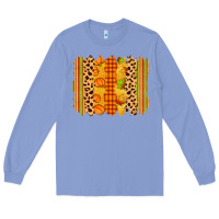 Colony Blue fall brushstroke Long Sleeve Tee - Zillion Design Studio