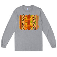 Heather Grey fall brushstroke Long Sleeve Tee - Zillion Design Studio