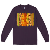 Plum fall brushstroke Long Sleeve Tee - Zillion Design Studio