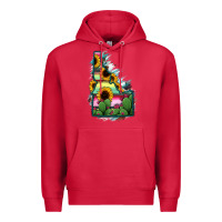 Cardinal Idaho Map Sunflower Cactus Serape Premium Hoodie - RanaPortraitStore
