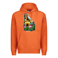 Carrot Idaho Map Sunflower Cactus Serape Premium Hoodie - RanaPortraitStore