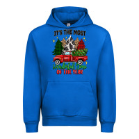 Cobalt its the most wonderful time of the year Urban Hoodie - MaliasSmallBusiness