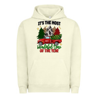 Pigment Pistachio its the most wonderful time of the year Urban Hoodie - MaliasSmallBusiness
