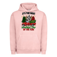 Pigment Salmon its the most wonderful time of the year Urban Hoodie - MaliasSmallBusiness