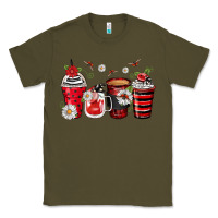 Army Green ladybug coffee cups Classic Tee - Zillion Design Studio