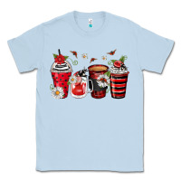 Dusty Blue ladybug coffee cups Classic Tee - Zillion Design Studio