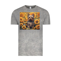 Cloud Rock yorkshire terrier Vintage Tee - Unal Design