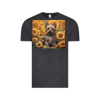Vintage Black yorkshire terrier Vintage Tee - Unal Design