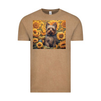 Vintage Coffee yorkshire terrier Vintage Tee - Unal Design