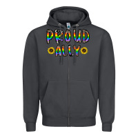 Smoke proud ally Zipper Hoodie - CowhideDigitalArt