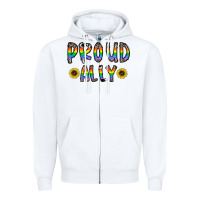 Proud Ally Zipper Hoodie | Teevron