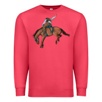 Cardinal bucking bronco cowboy rodeo Premium Sweatshirt - Artiststas