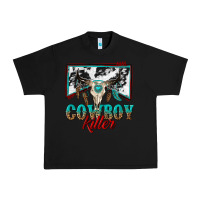 Black cowboy killer Urban Heavy Tee - texasbilliewilder