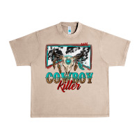 French Oak cowboy killer Urban Heavy Tee - texasbilliewilder
